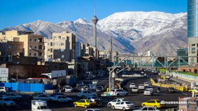 تصاویری از هوای پاک تهران - ۹ دی