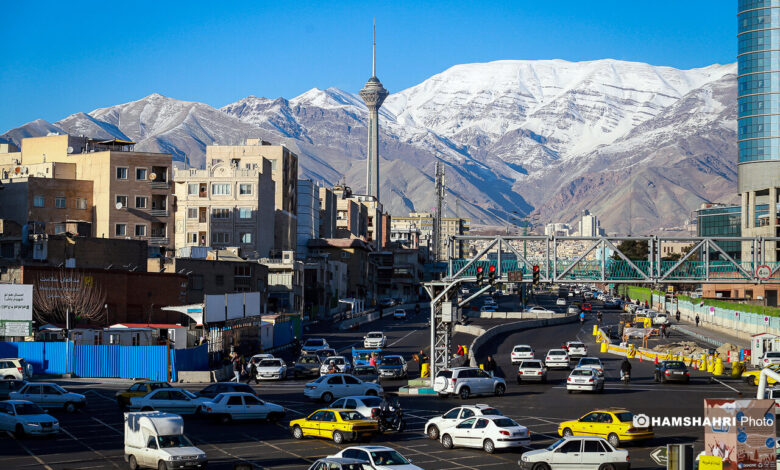 تصاویری از هوای پاک تهران - ۹ دی