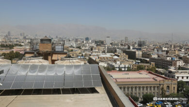 نیروگاه خورشیدی ساختمان شماره دو شهرداری تهران