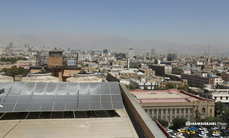 نیروگاه خورشیدی ساختمان شماره دو شهرداری تهران