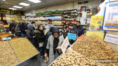 بازار میوه و تره بار جلال آل احمد در آستانه شب یلدا