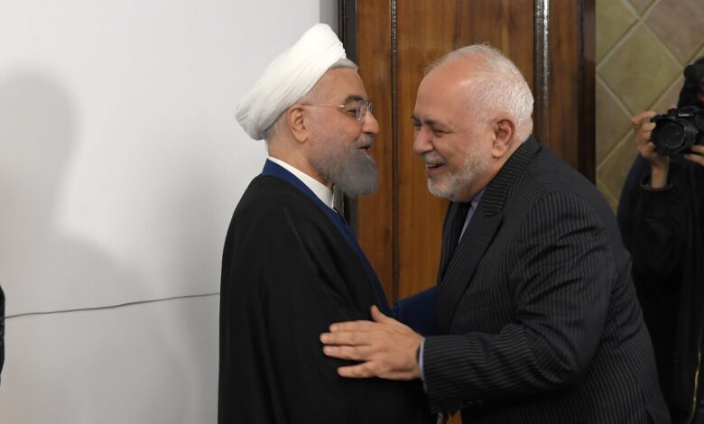 حسن روحانی و ظریف