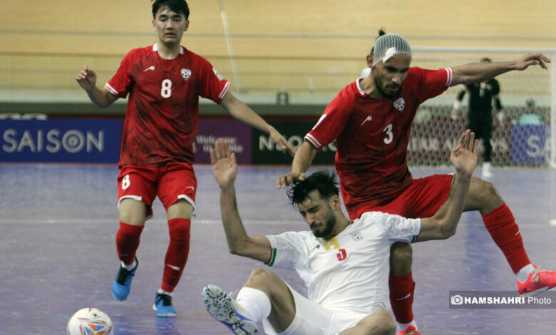 ایران ۵- افغانستان ۲؛ فوتسال جام ملتهای آسیا ۲۰۲۶