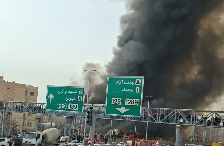 آتش سوزی جنت