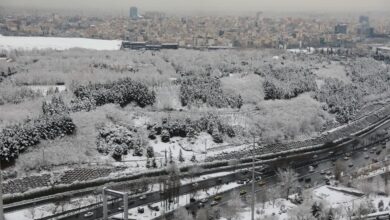 برف تهران
