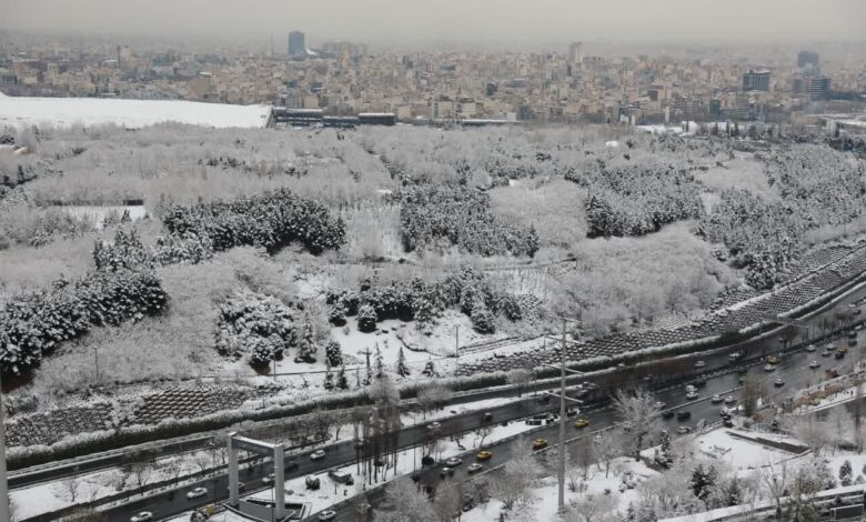 برف تهران
