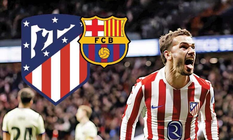 اتلتیکومادرید - بارسلونا