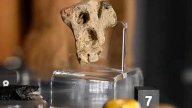 شیء سفالی مرموز