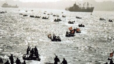 درگیری سپاه با ناوها و بالگردهای آمریکایی