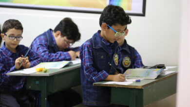 دانشآموزان سر کلاس مدرسه