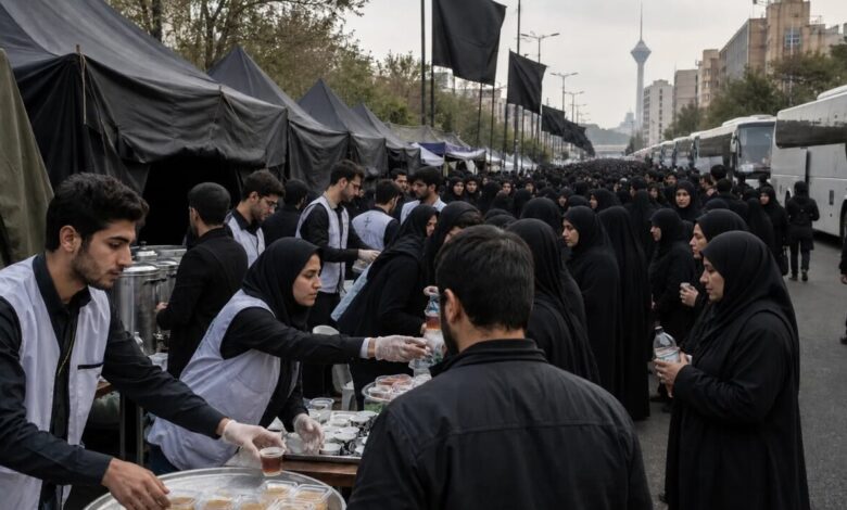 میزبانی مردم تهران