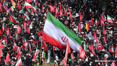 تشییع پیکر رهبر شهید در تهران