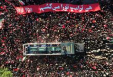 تشییع رهبر شهید در مشهد