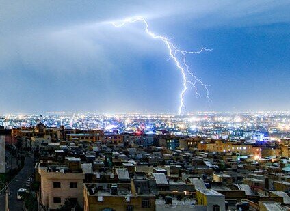 رعد و برق - باران