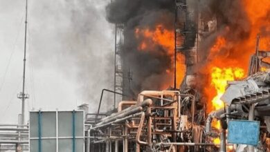 انفجار پالایشگاههای روسیه توسط اوکراین